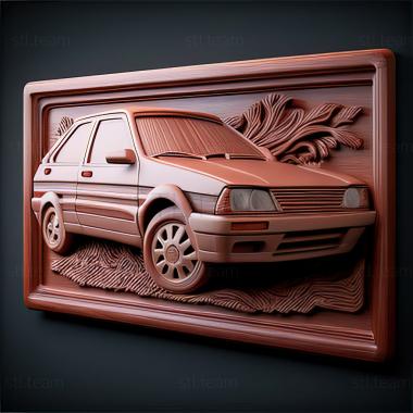 3D model Hyundai Excel (STL)